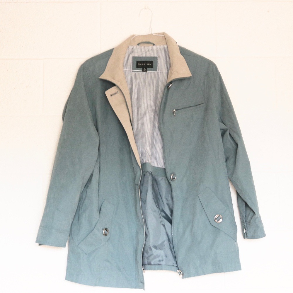 Braetan Teal Raincoat
